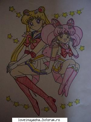desenele mele mai una chibiusa scumpetea aia fata spre vedeti comentati vreau vad daca plac