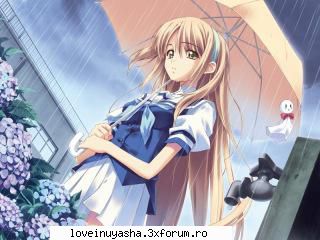 poze anime girl ploaie
