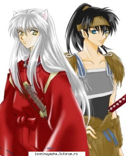 Alb/Negru - hiei inuyasha/kouga - |Jocuri|