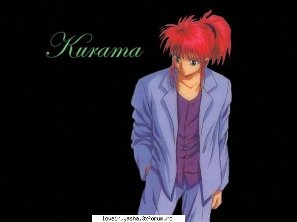 Kurama - kurama e un tip galant-baiatul ideal ,frumos,tine - |Yu Yu hakusho|