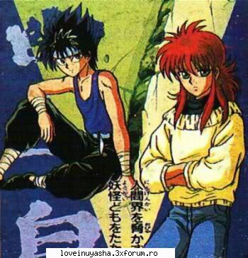 aman2 sunt nu poth sa fac ma lasa inima sa zic ca hiei imi place mai mult decat kurama sau invers.