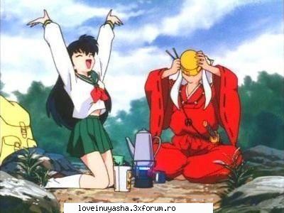 dapz si episodeul acela a fost mai imi place si episodul acela in care kagome ii pregateste lui