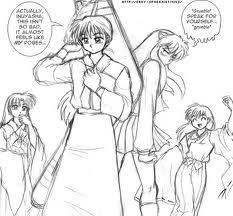 credeti k inuyasha o iubeste pe kagome? - Cred ca doar l-a inceput a vazut-o pe Kikyo in - |Inuyasha|