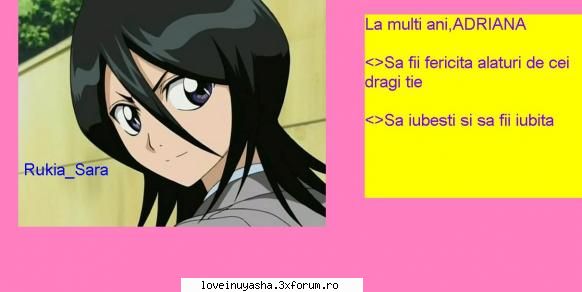la multi ani,rukia - yo_sirena_printzesa - |La Multi Ani!!!|