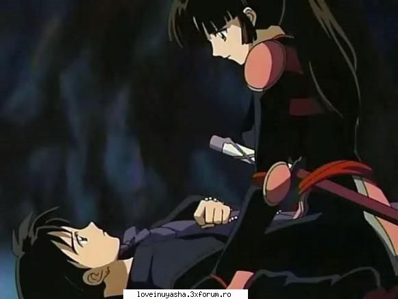 o iubeste pe sango. toti au observat asta din anime in afara de inuyasha. mirok poate fi uneori ff
