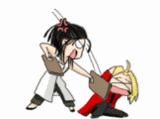 mie imi place piticu ala blond  :rotfl: (se enerveaza cand ii zici pitic :rotfl: ) si winry pers
