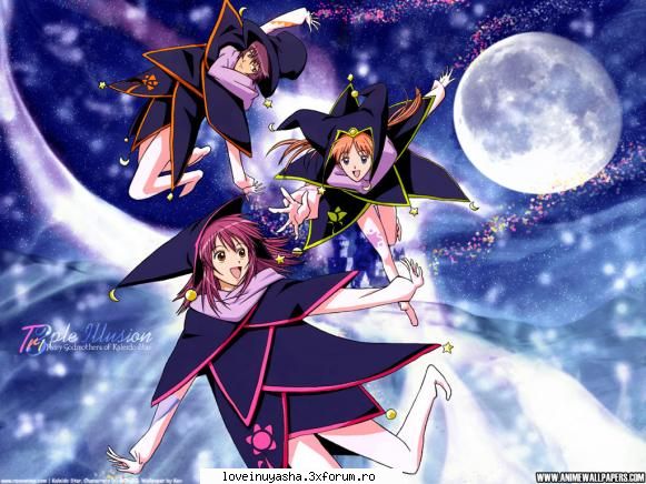poze cu sora si layla si ceilalti - ea si prietenele ei mia si anna cu roseta - |Kaleido Star|